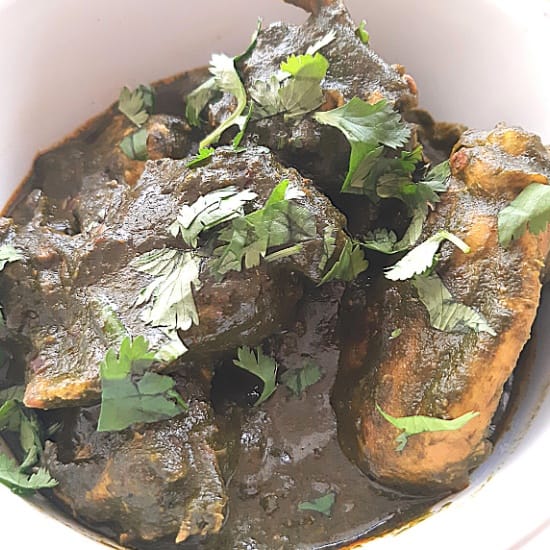 Palak Chicken | Spinach Chicken Curry