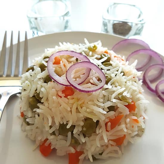 Vegetable Rice | Quick & Few Ingredients